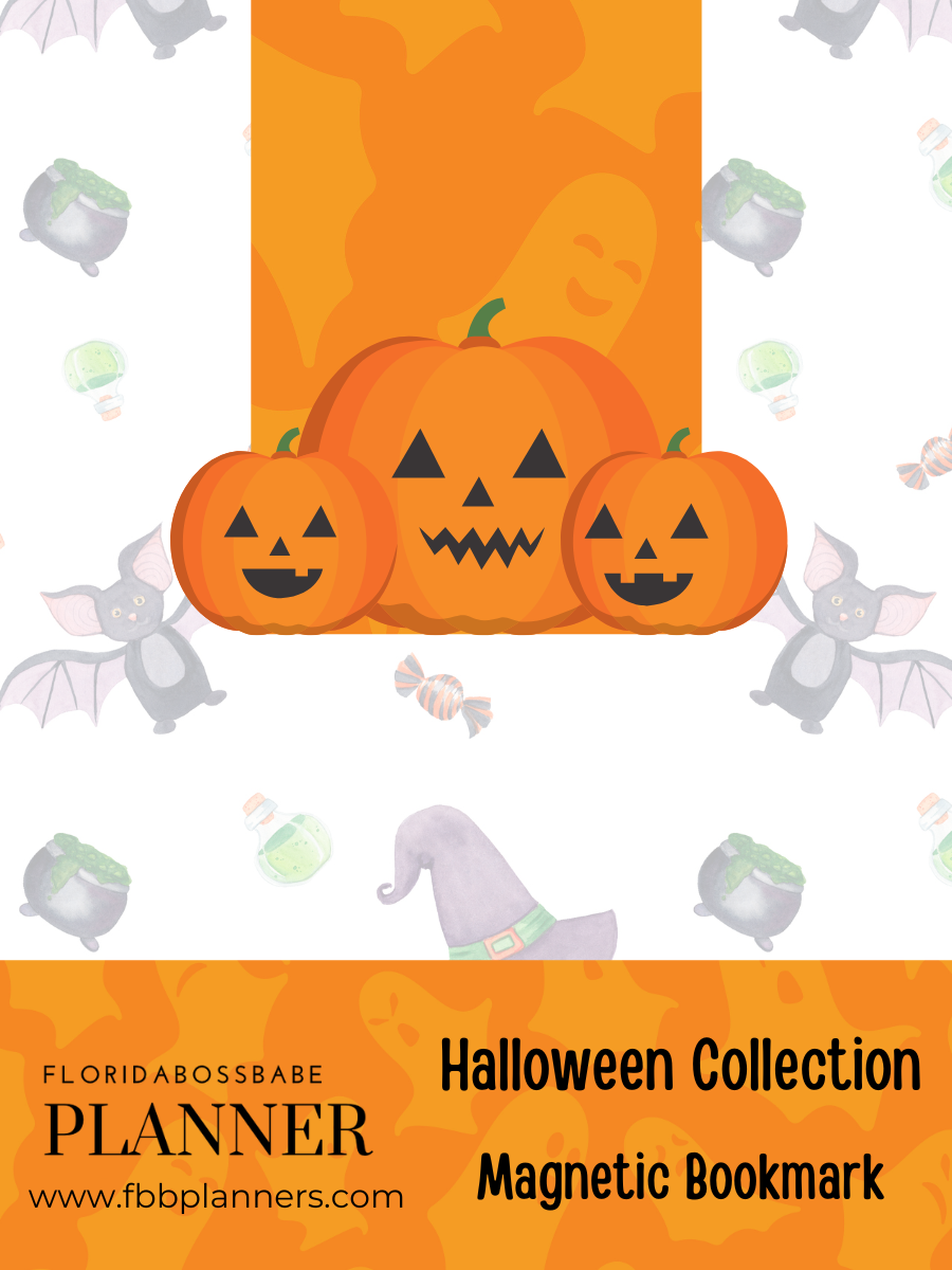 Halloween Magnetic Bookmark