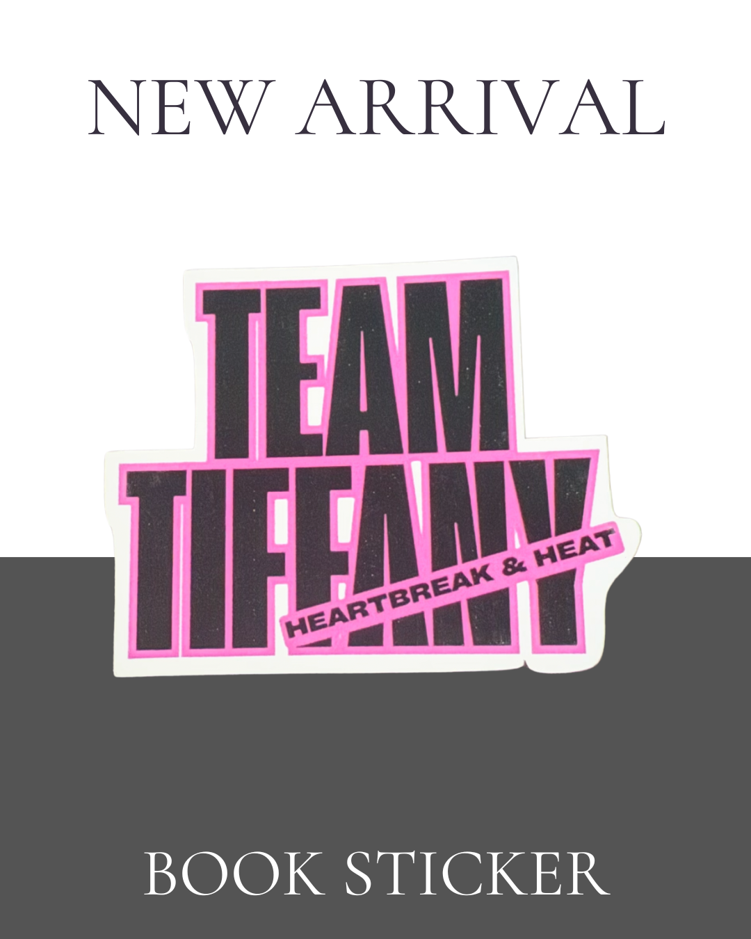 Team Tiffany Book Sticker