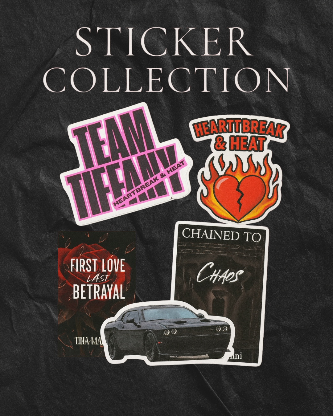 Sticker Bundle- Heartbreak & Heat Series
